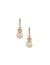 Anne Klein Gold Tone Pearled Dome Drop Earring