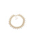 Anne Klein Gold Tone Pearl & Metal Dome Statement Necklace