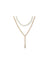 Anne Klein Gold Tone Pearled Dome Lariat