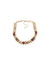 Anne Klein Gold Tone Chain Link Multirow Necklace - Gold/Blush