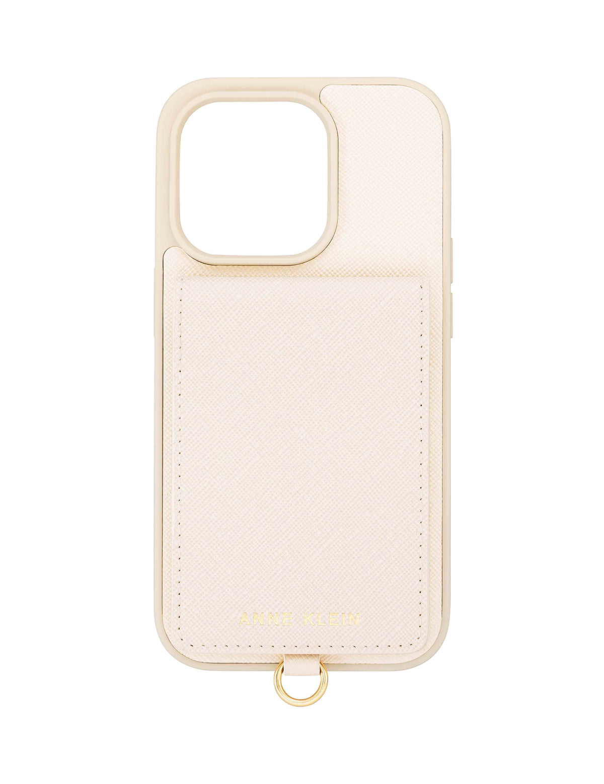 Anne Klein Ivory Saffiano Vegan Leather iPhone® 14 Pro Max Case