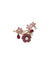 Anne Klein Gold Tone Flower Cluster Pink Pin