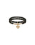 Anne Klein Gold Tone Heart Motif Bracelet - Gold/ Jet Crystal