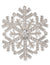 Anne Klein Silver Tone Pave Snowflake Pin - Silver