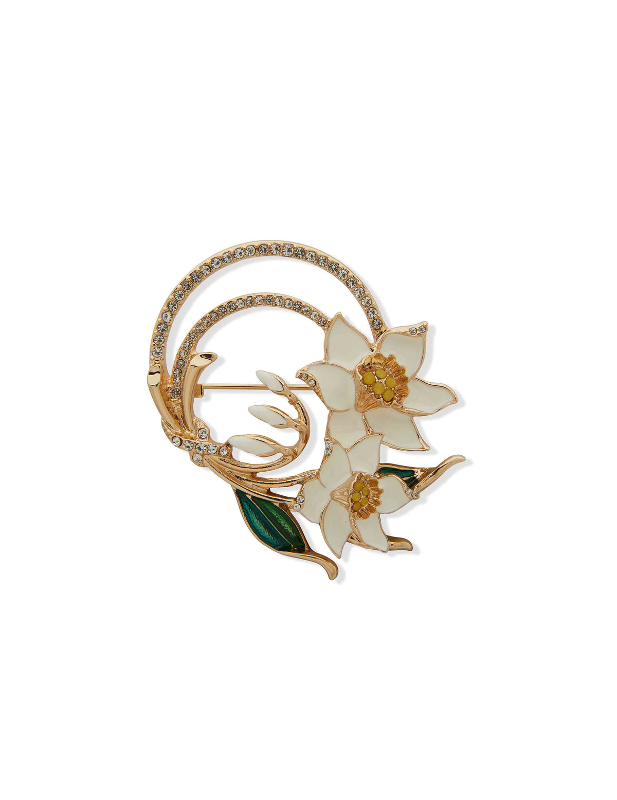 Anne Klein Daffodils Brooch