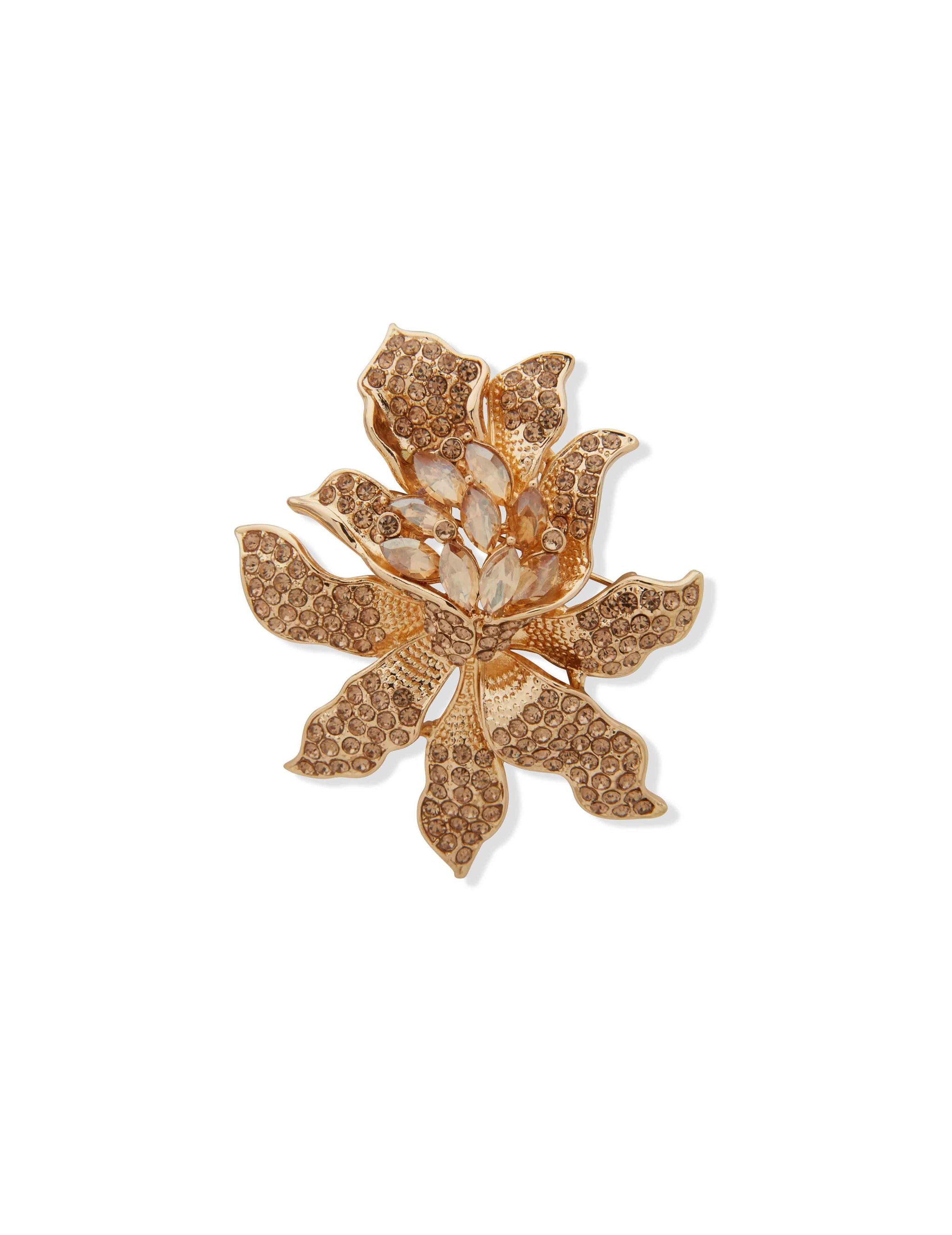 Open Flower Pin Anee Klein Anne Klein
