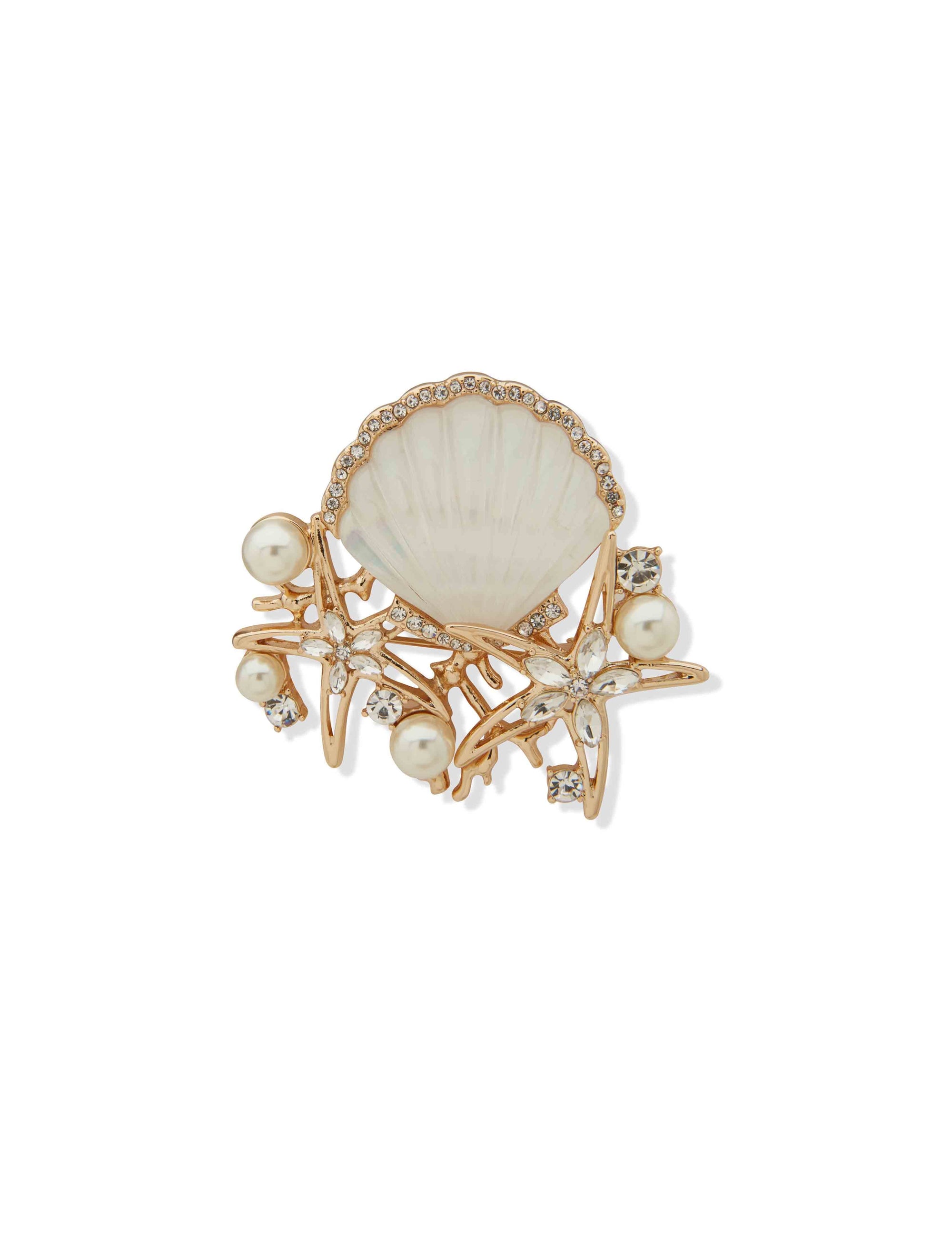 Anne Klein Gold Tone Under the Sea Pin