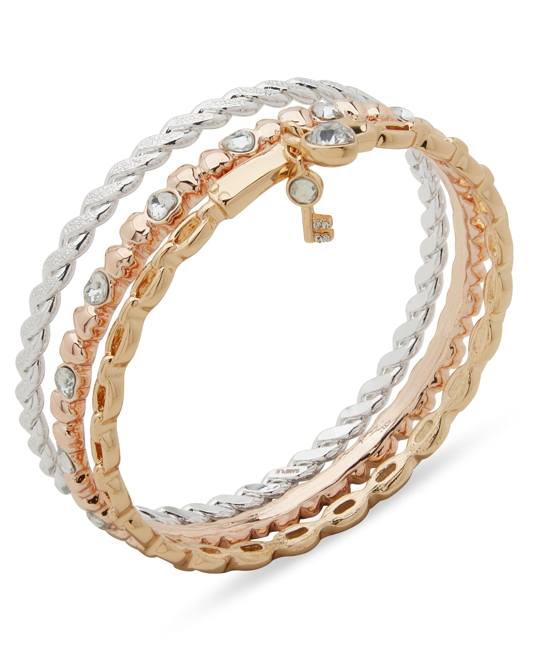 Rope Bangle Bracelet Set, 3-Piece The Jewelry Group