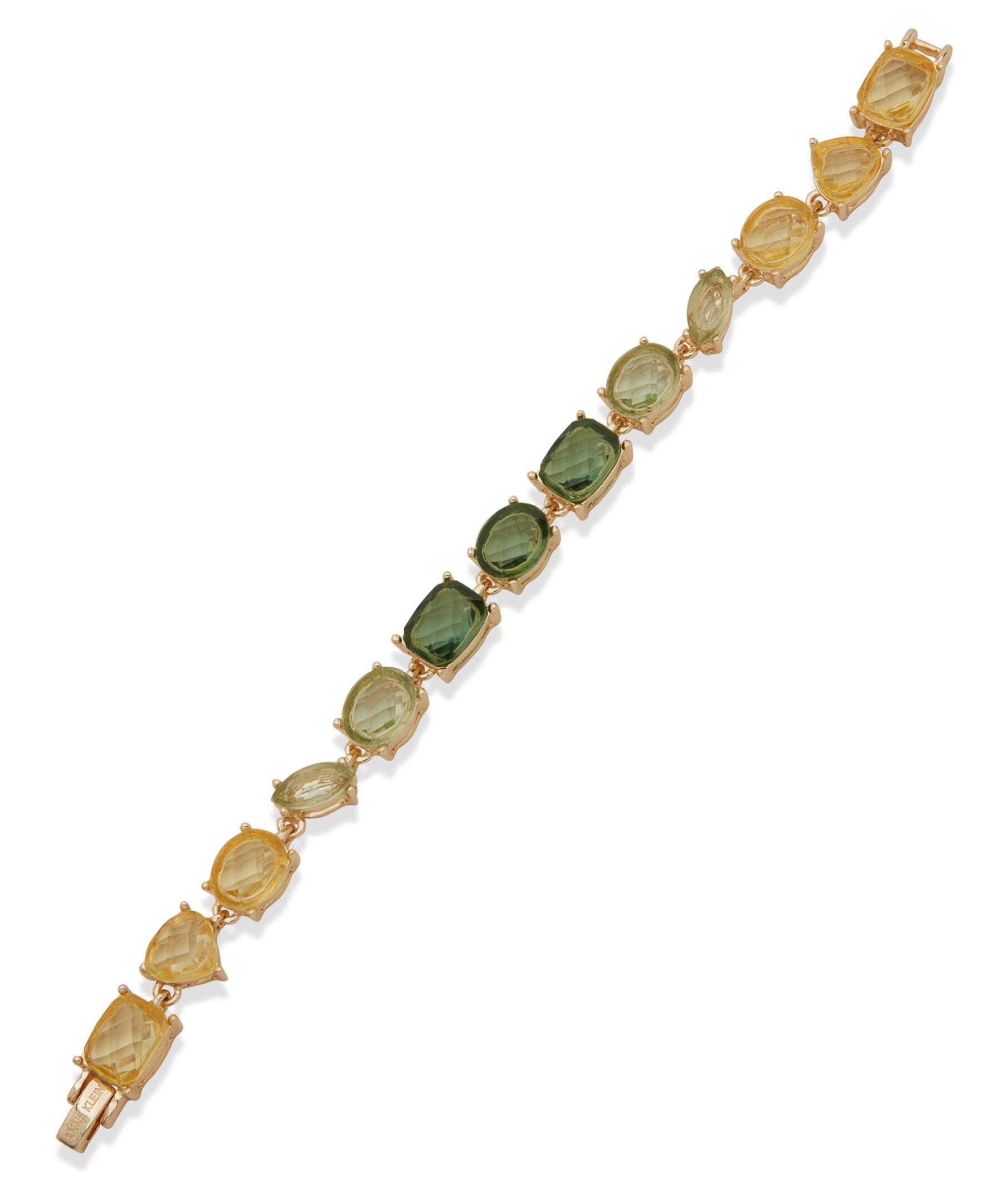 Stationed Stone Foldover Bracelet The Jewelry Group