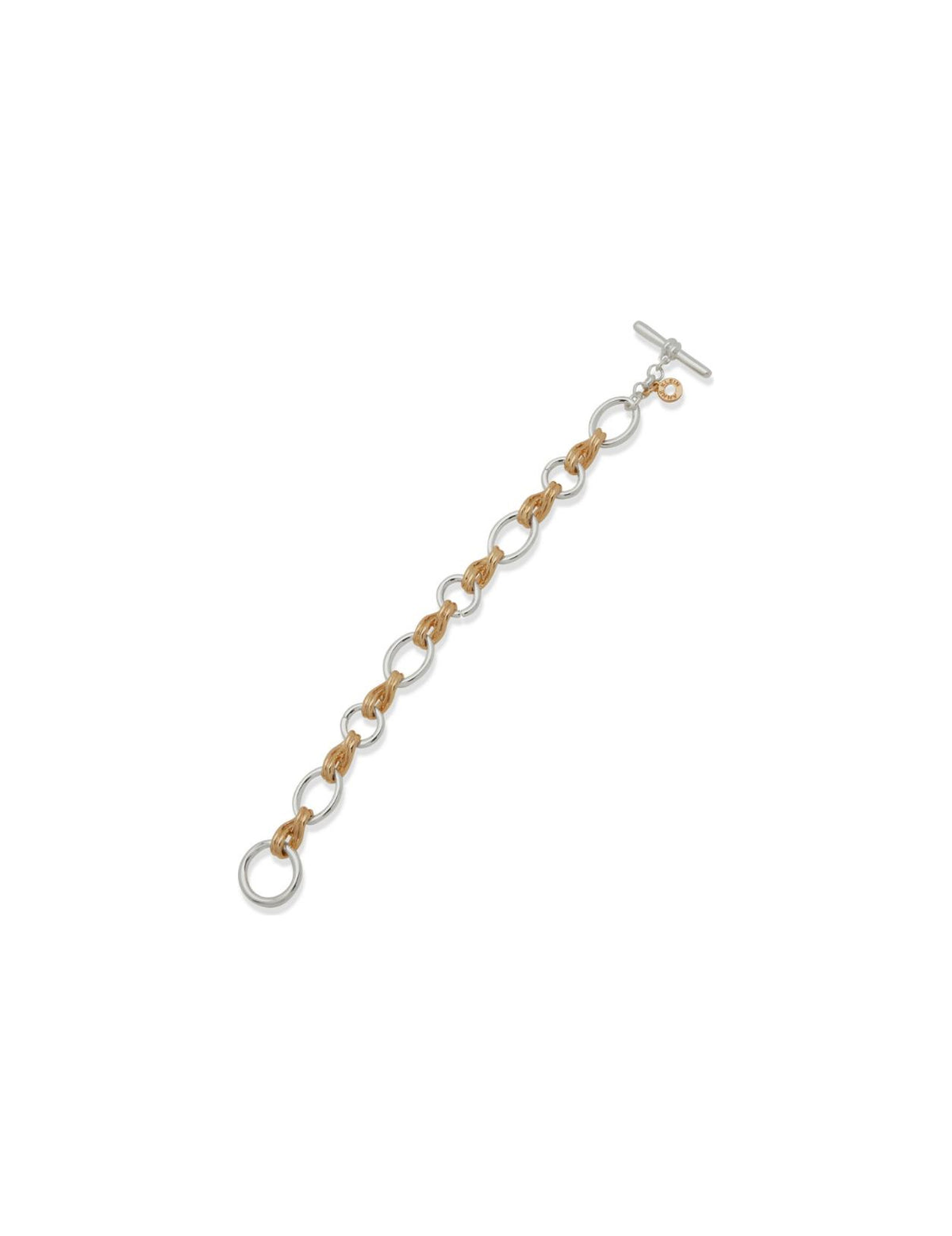 Twisted Interlinking Line Flex Bracelet