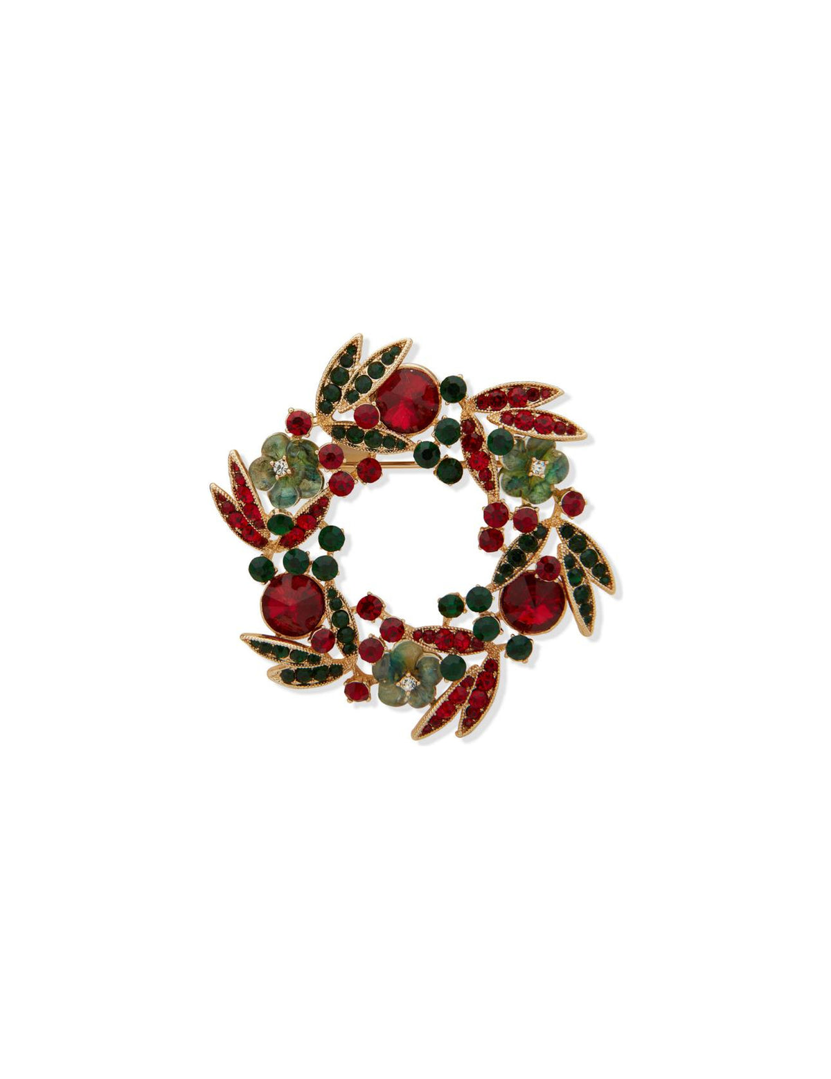 Floral Wreath Boxed Brooch