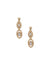 Anne Klein Gold Tone Linear Drop Clip Earring