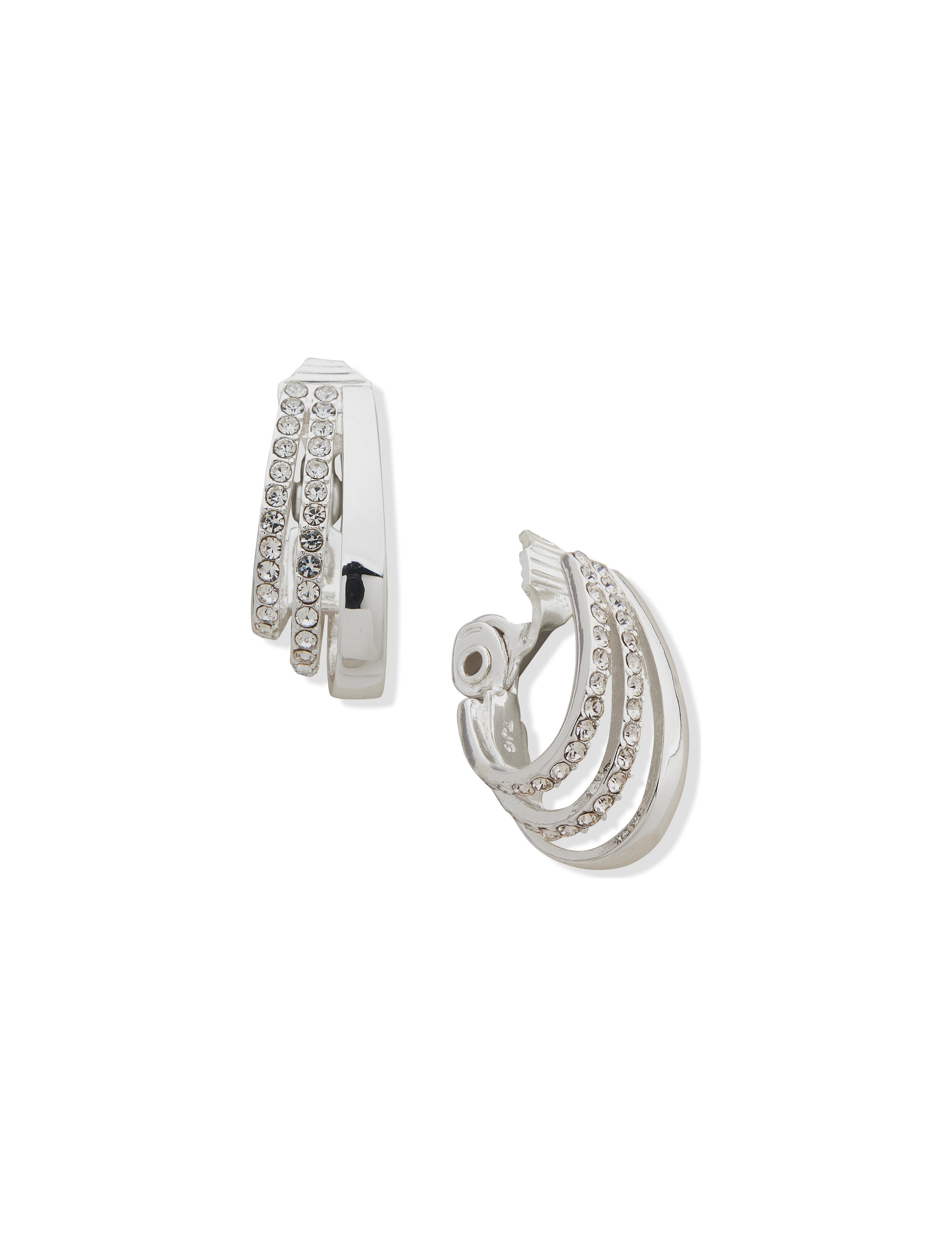 Triple Hoop Clip Earrings