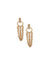 Anne Klein Gold Tone Shaky Chain Drop Earring