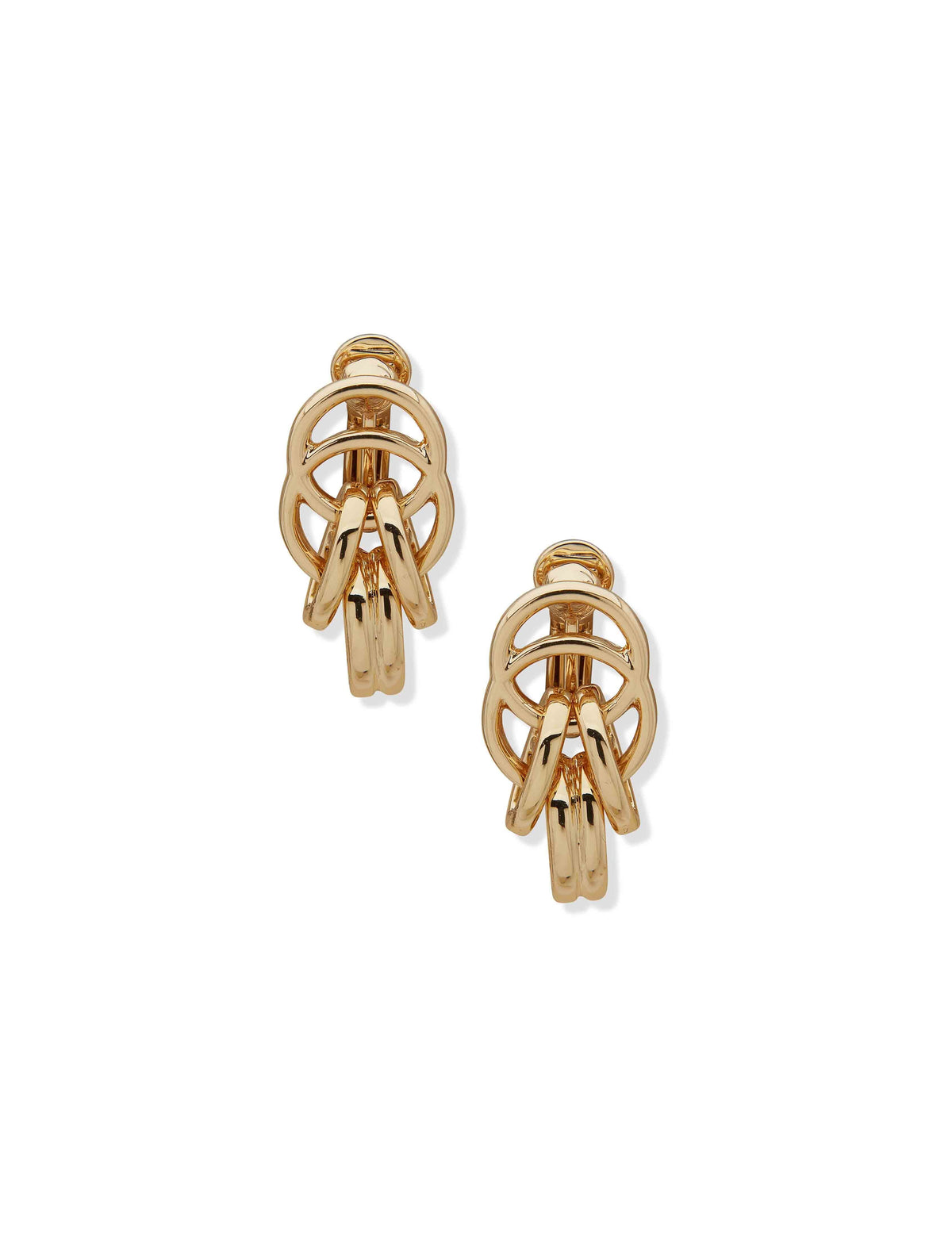 Anne Klein Gold Tone Gold Shaky Drop Earrings