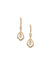 Anne Klein  Orbital Stone Crystal Earrings