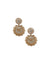 Anne Klein Gold Tone Bee Motif Drop Earrings