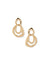 Anne Klein Gold Tone Post Orbital Gold-Tone Earrings