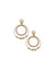 Anne Klein Gold Tone Orbital Pearl Earrings - Gold / Pearl