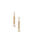 Anne Klein Gold Tone Linear Rondell Stone Earrings