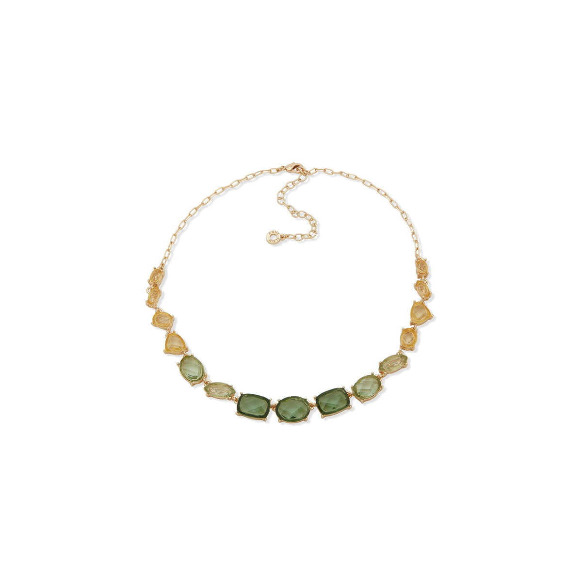 Stationed Stone Frontal Necklace | Anne Klein