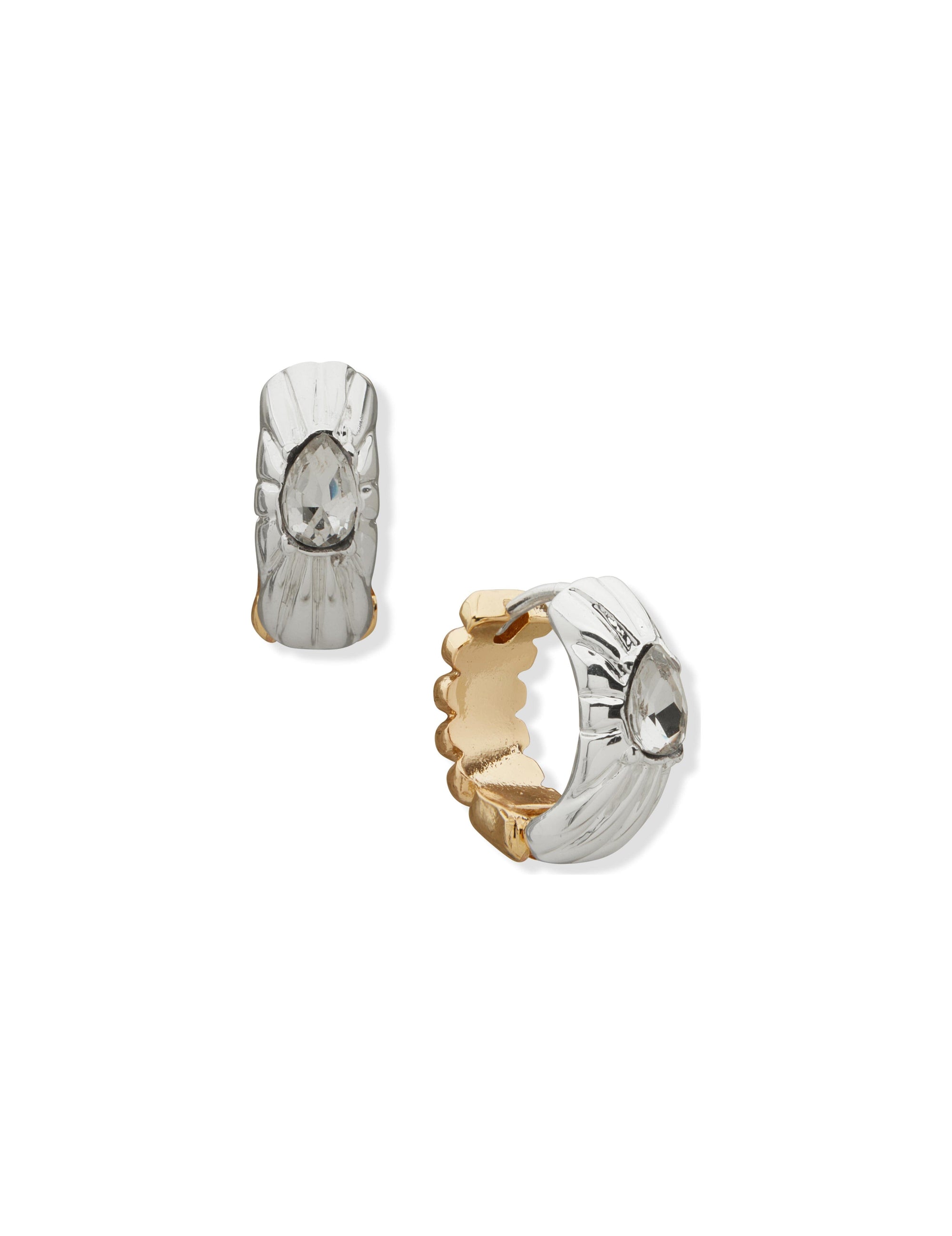Reversible Radial Huggie Hoops The Jewelry Group
