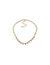 Anne Klein Gold Tone 16IN Pear Stone Frontal Necklace