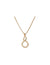 Anne Klein Gold Tone Gold Swirl Pendant Necklace