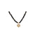 Anne Klein Gold Tone Heart Motif Pendant - Gold/Jet