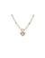 Anne Klein Gold Tone Heart Motif Pendant - Gold/Pearl