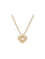 Anne Klein Gold Tone Gold Heart Motif Pendant