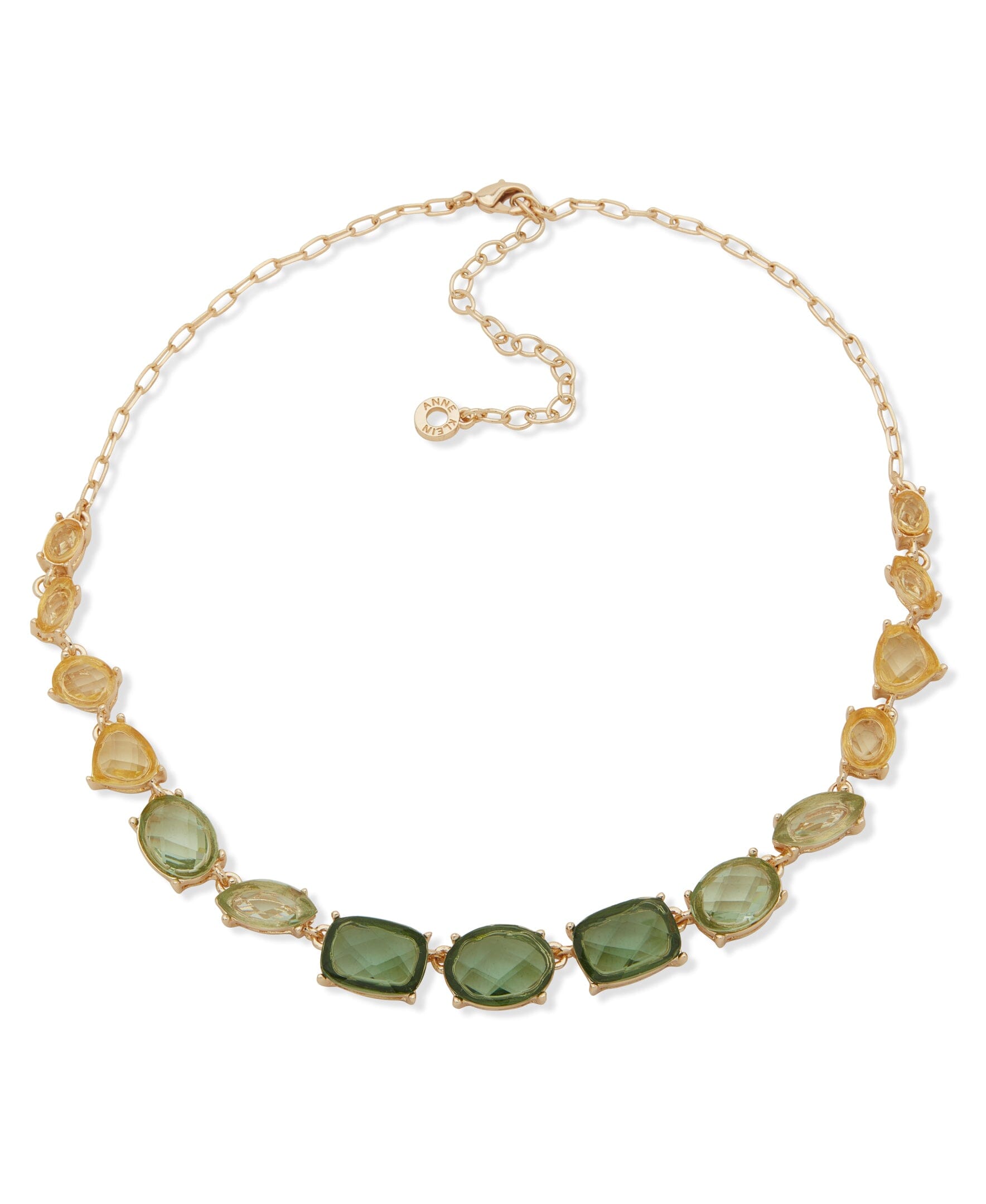 Stationed Stone Frontal Necklace | Anne Klein