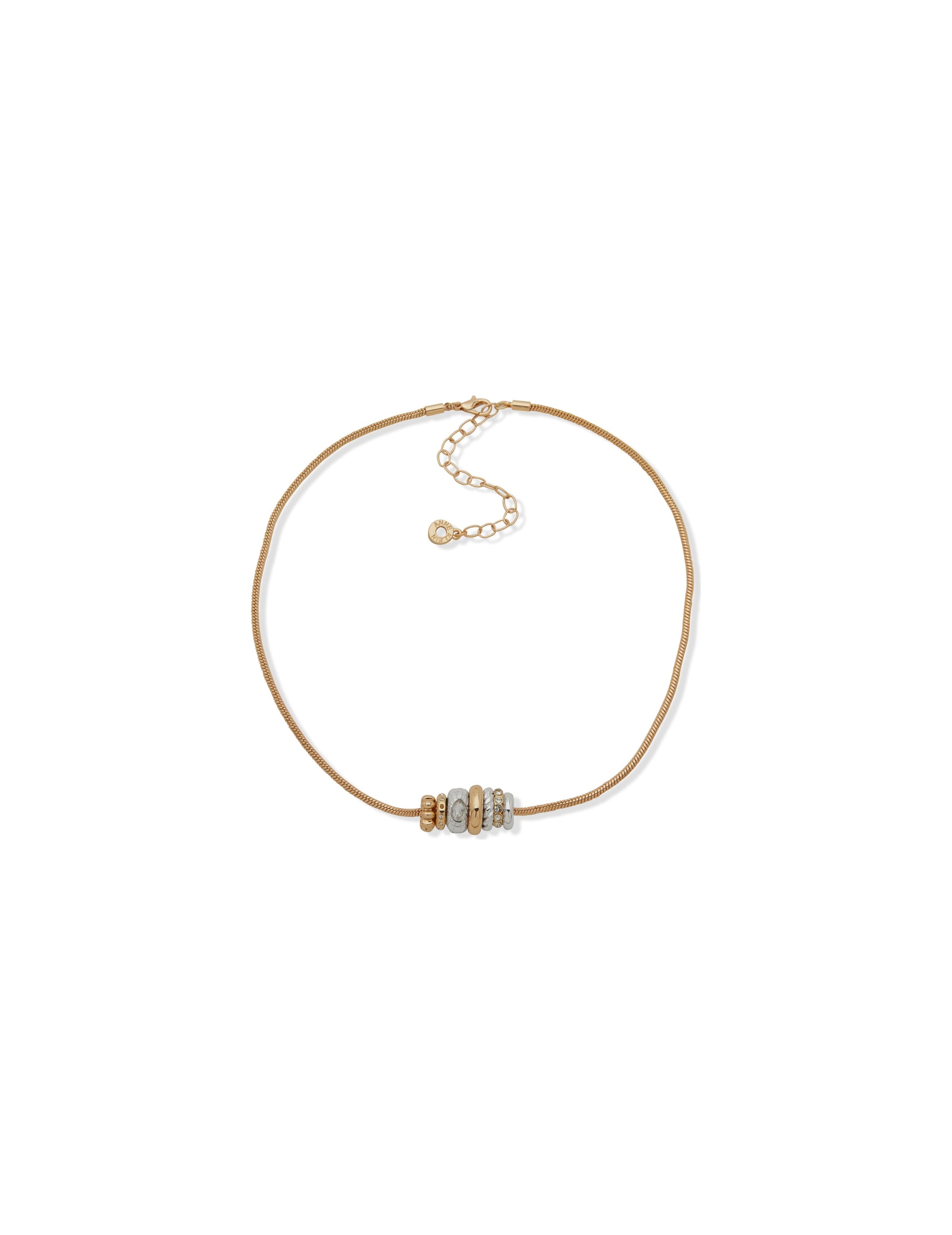 Sliding Rondelle Charm Necklace The Jewelry Group