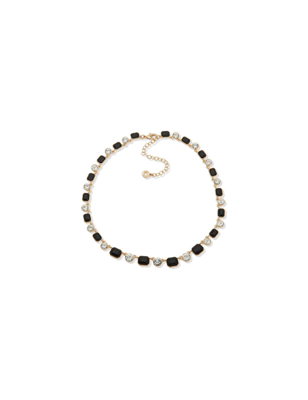 Anne Klein Gold Tone Jet Collar Necklace