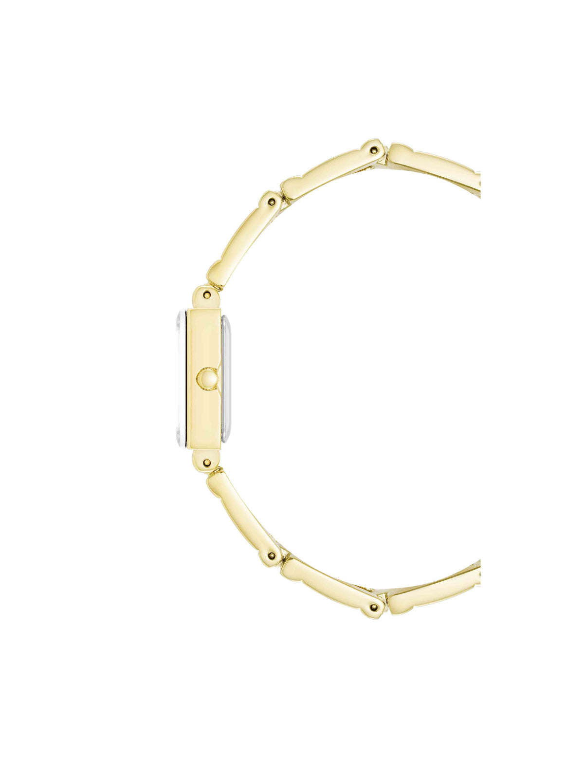 Anne Klein Iconic Rectangular Case Bangle Watch Set