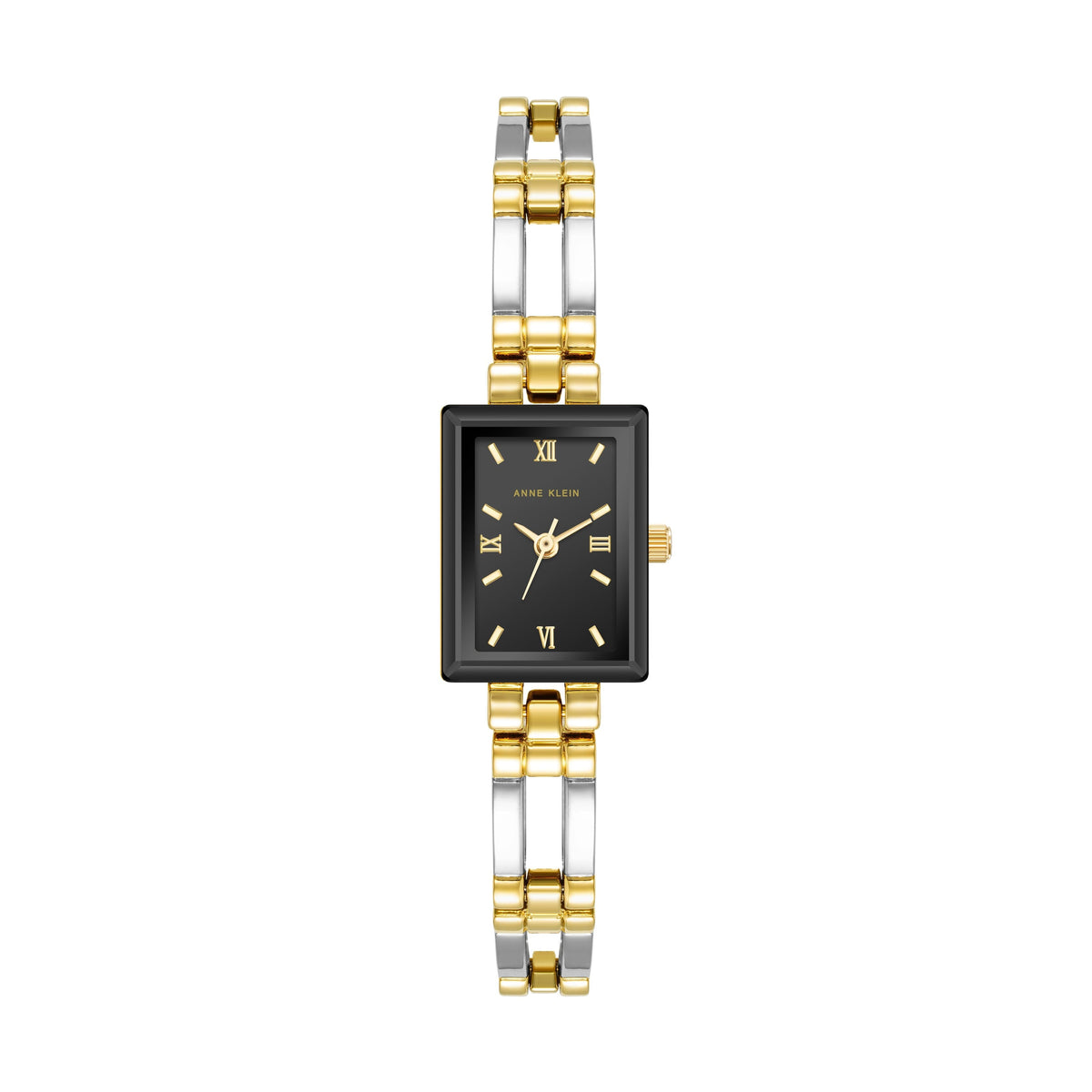 Anne Klein square face leather band new battery Consider It Rectangular Case Leather Watch| Anne Klein main image 2