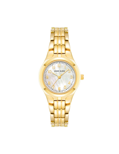 Anne Klein Gold-Tone Classic Easy To Read Dial Watch