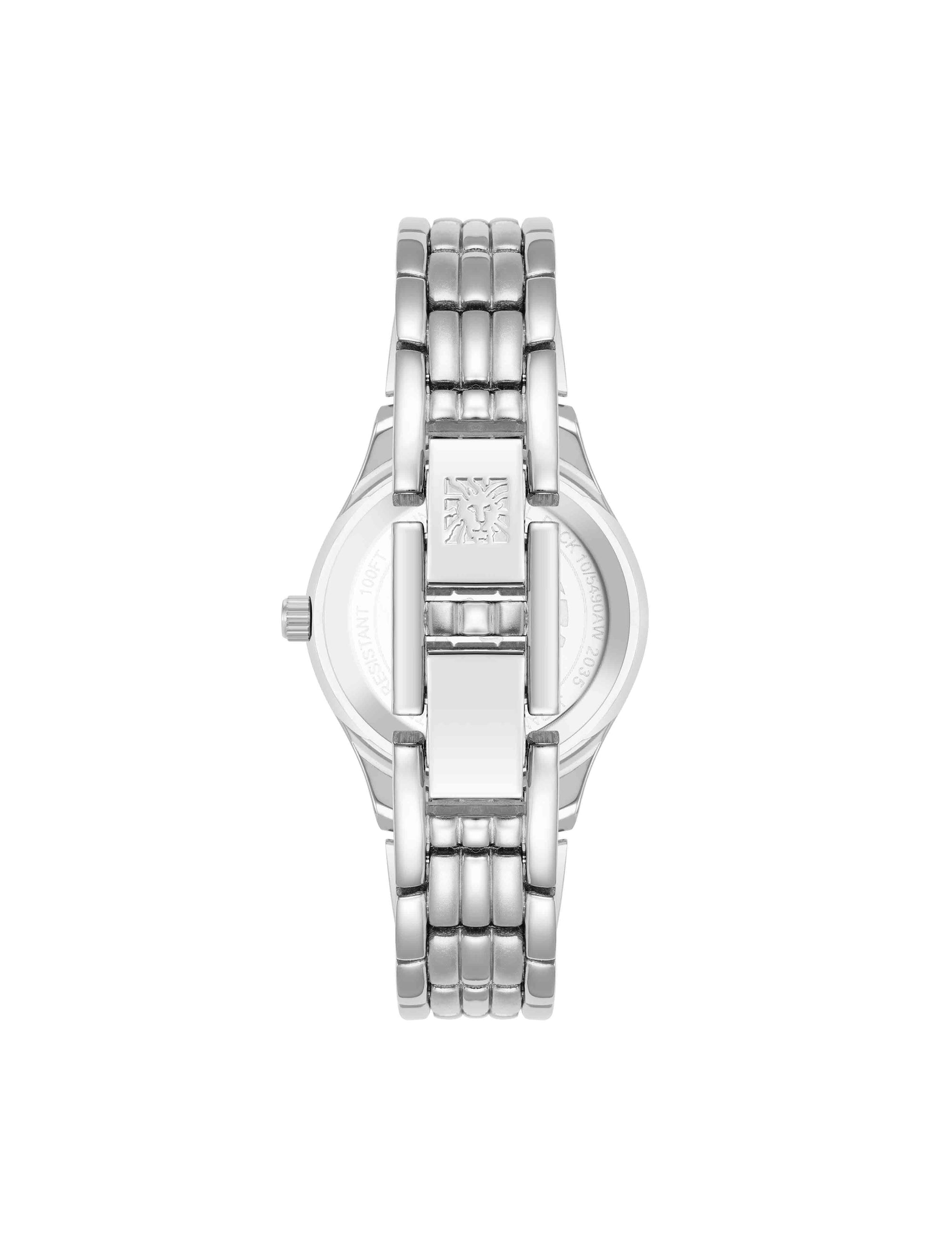 Anne Klein Silver-Tone Classic Easy To Read Dial Watch