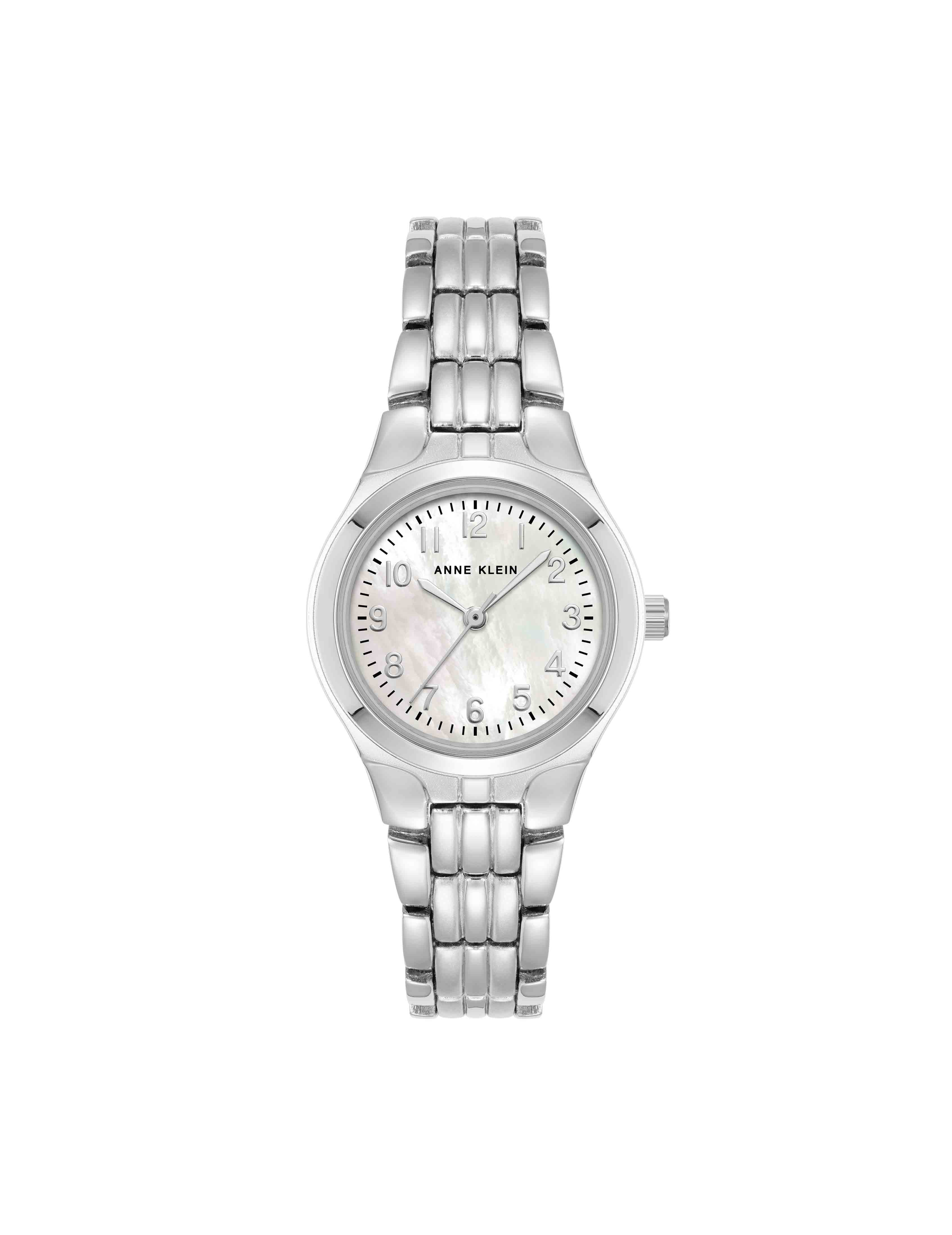 Anne Klein Womens Watch 22mm Sterling Silver B925 angle Swiss New Battery 6.5\