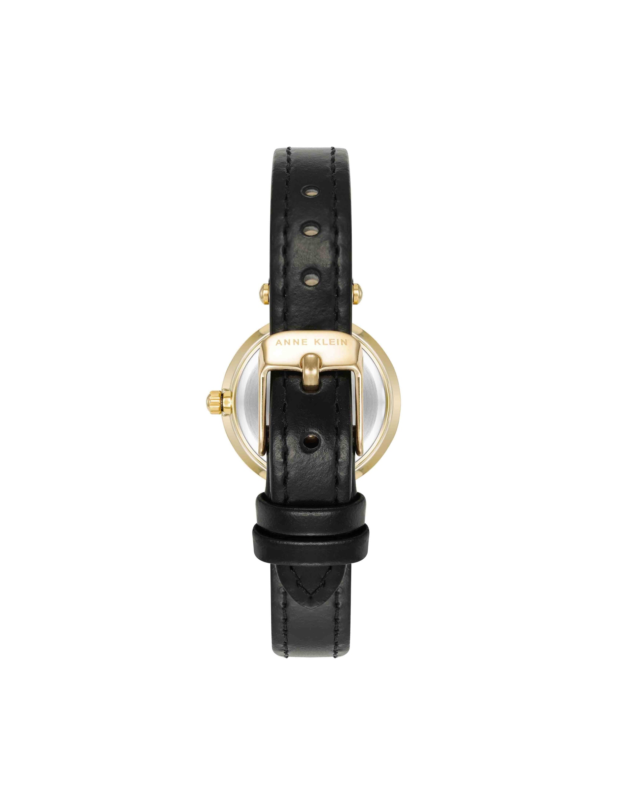 Anne Klein  Essential Leather Strap Watch