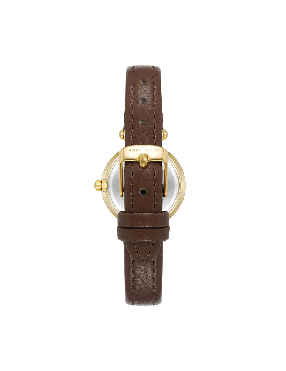 Anne Klein  Essential Leather Strap Watch