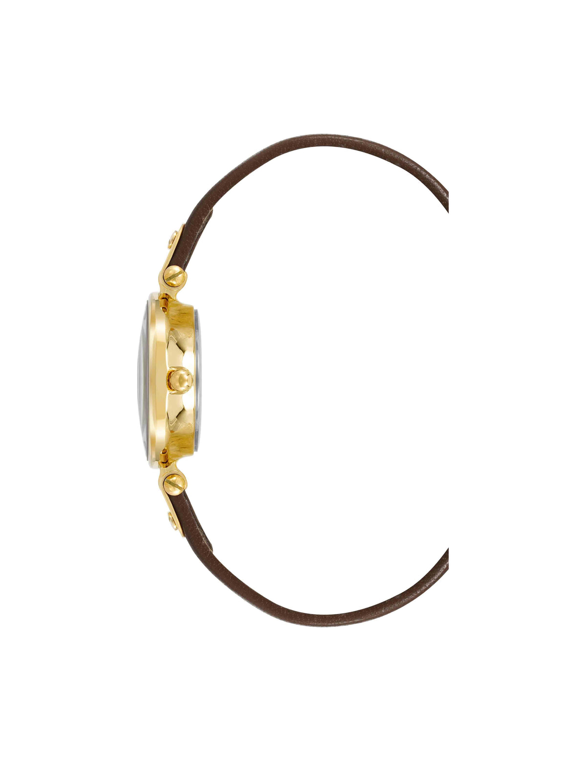 Anne Klein  Essential Leather Strap Watch