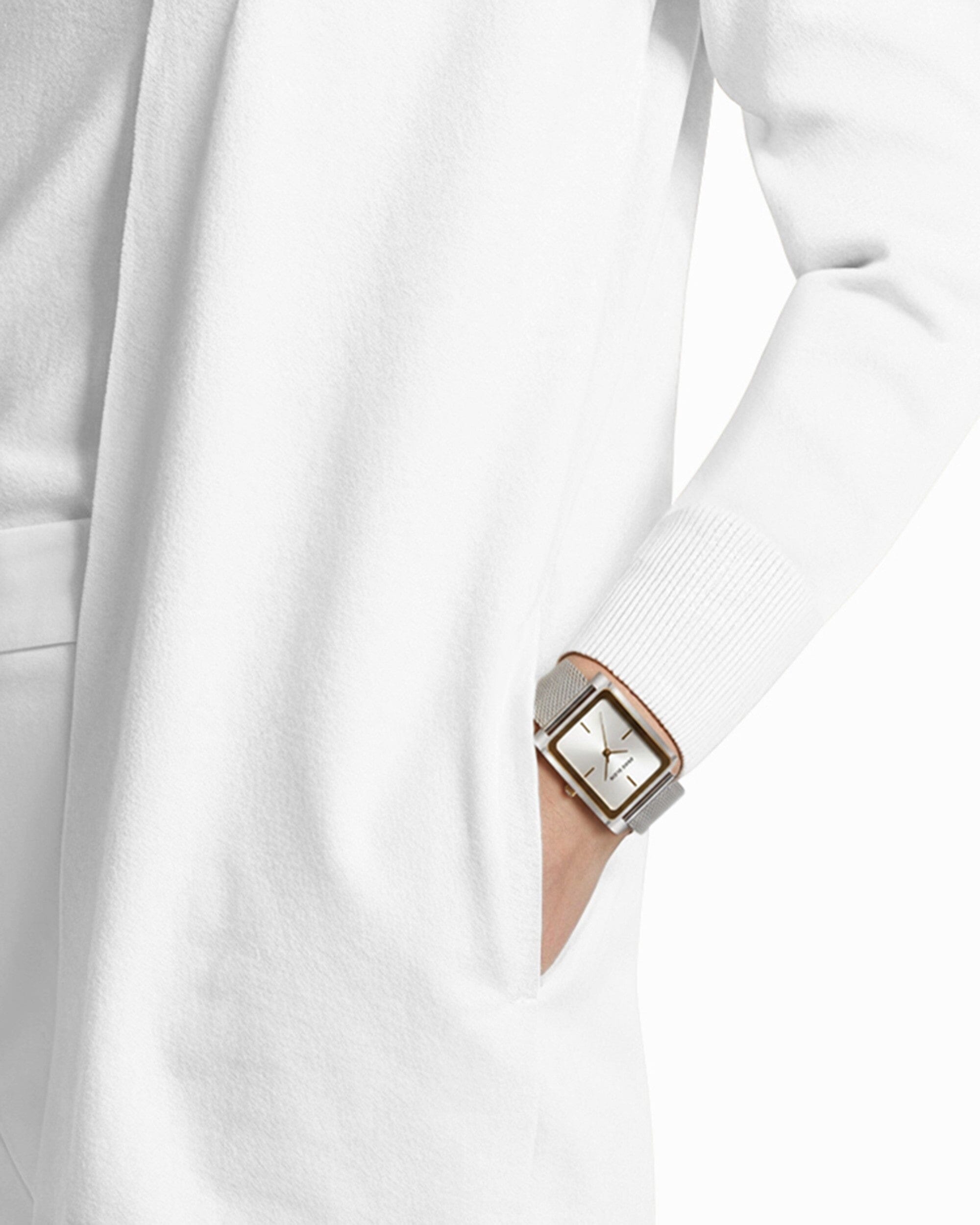 Anne Klein Kissing Front Long Sleeve Cardigan with Pockets