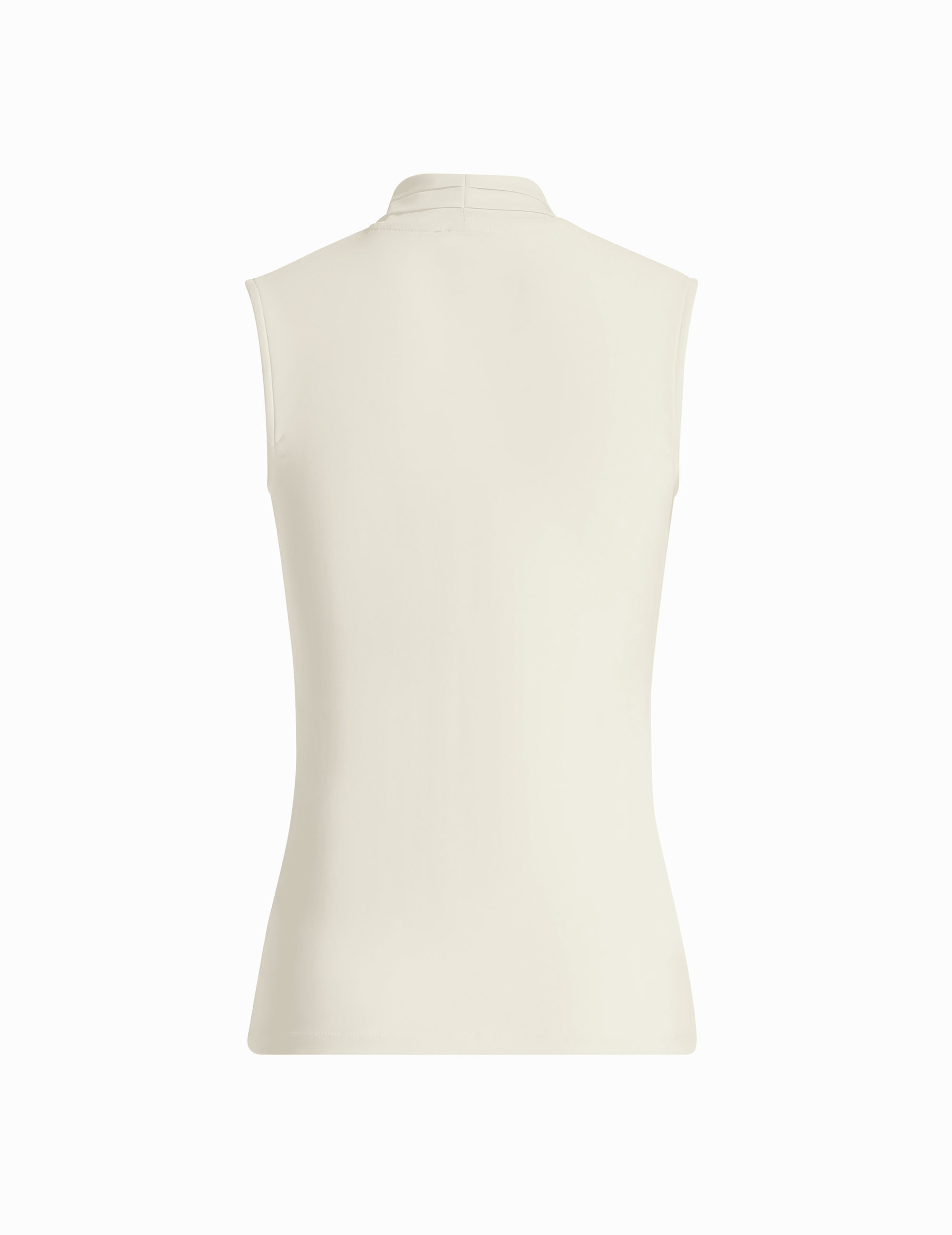 Anne Klein V-Neck Triple Pleat Top