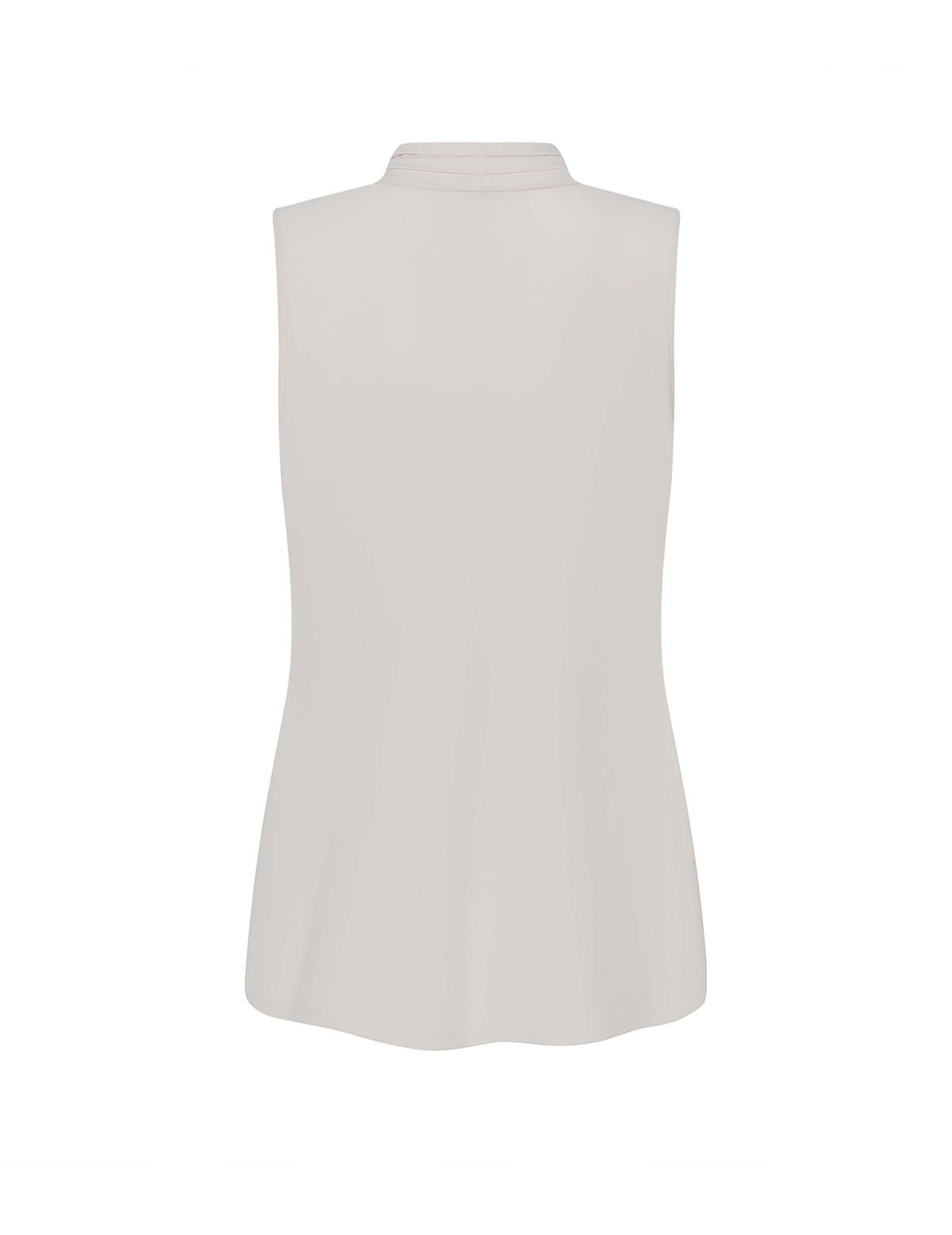 Anne Klein Plus Size Triple Pleat Neck Sleeveless Top