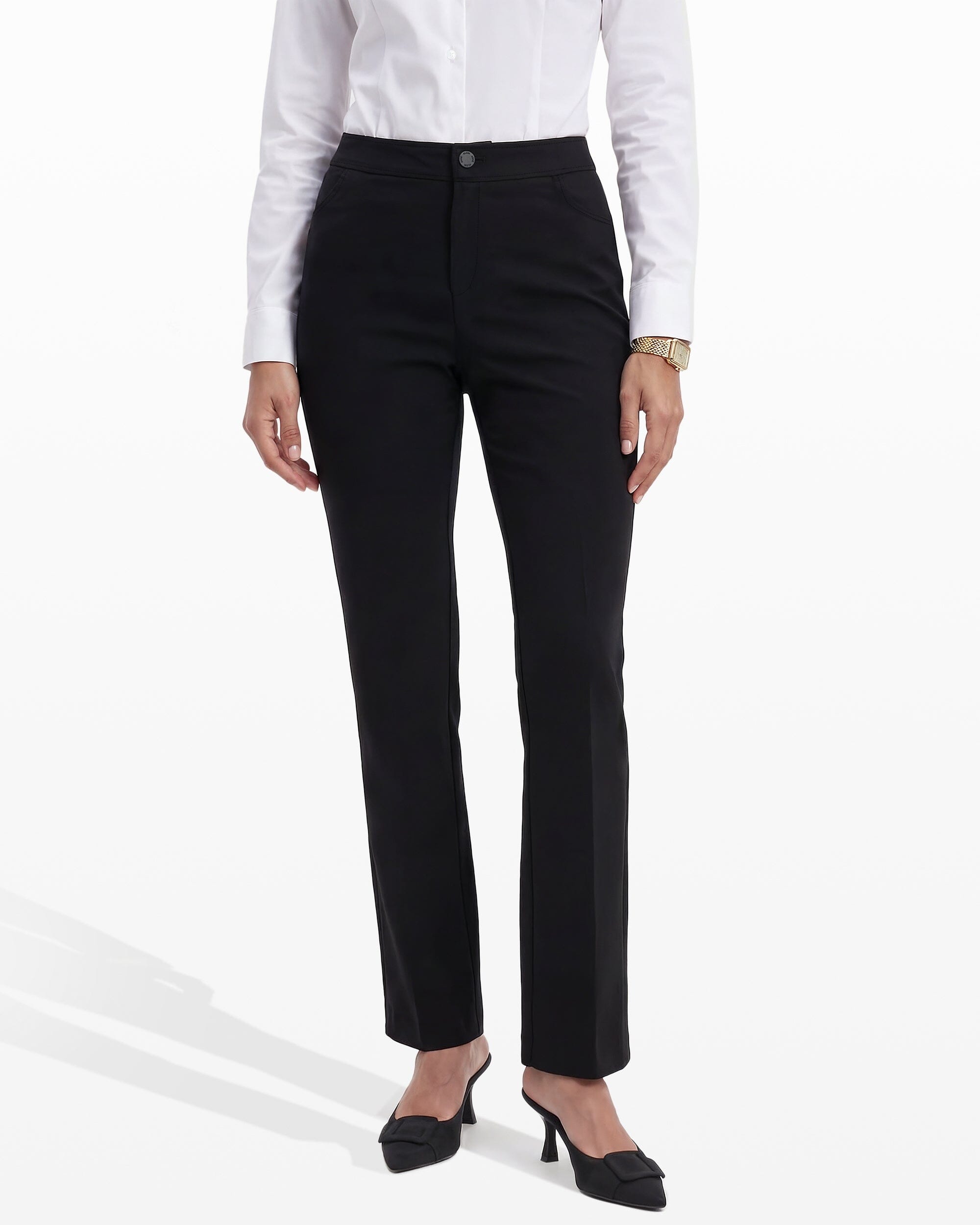 Anne Klein Petite Boot Cut Trouser Pant