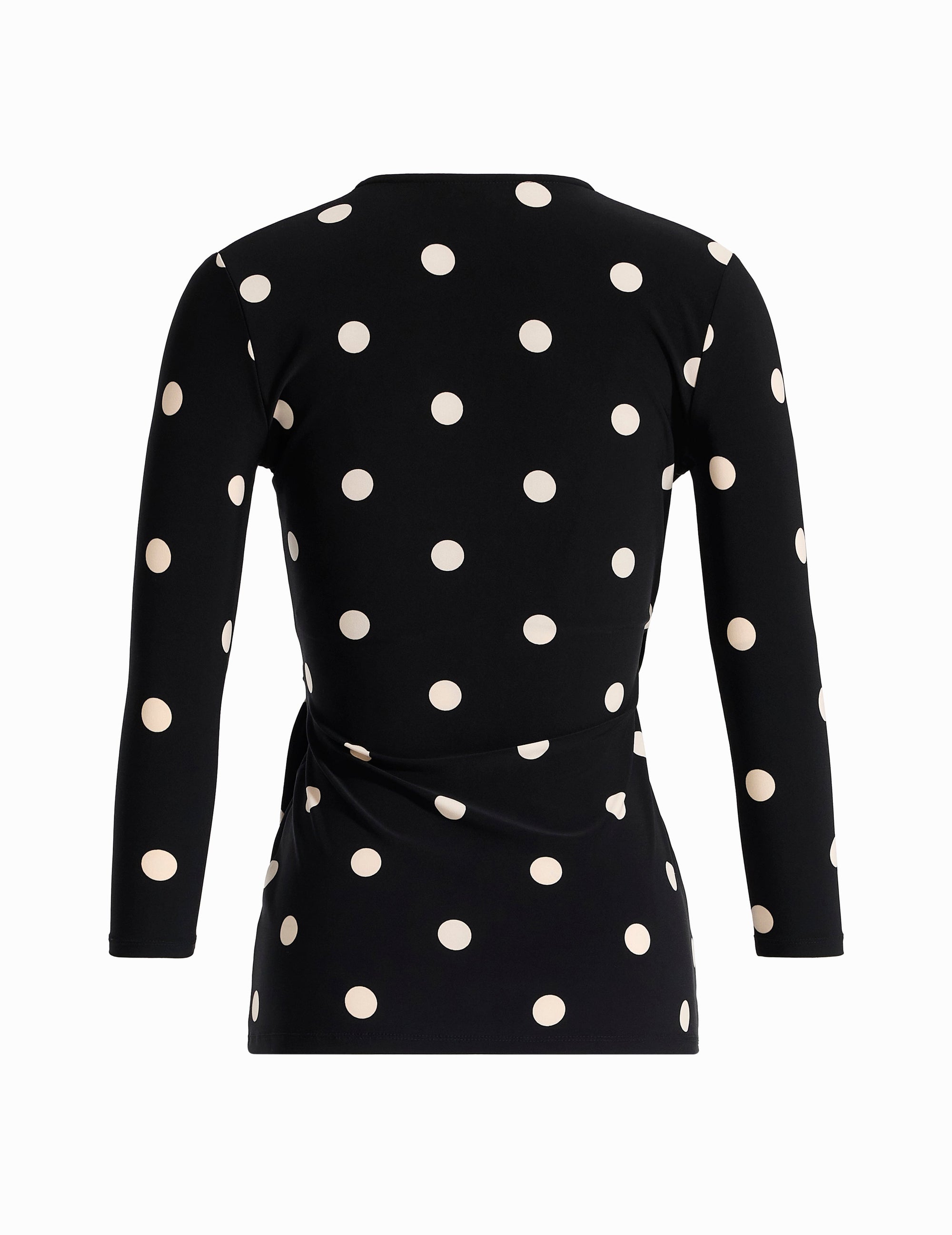 Anne Klein Printed Faux Wrap Top