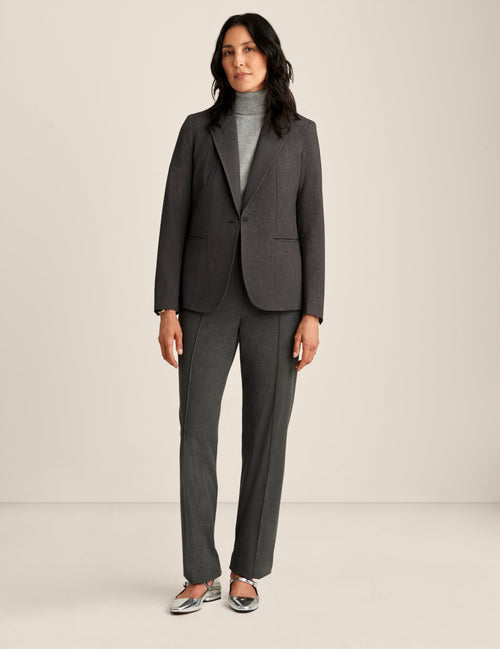 Anne Klein Melange Single Button Jacket