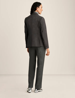 Melange Single Button Jacket Clothing Kasper