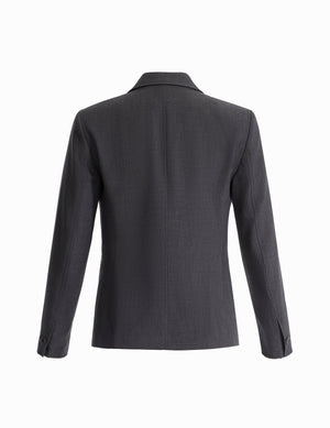 Melange Single Button Jacket Clothing Kasper